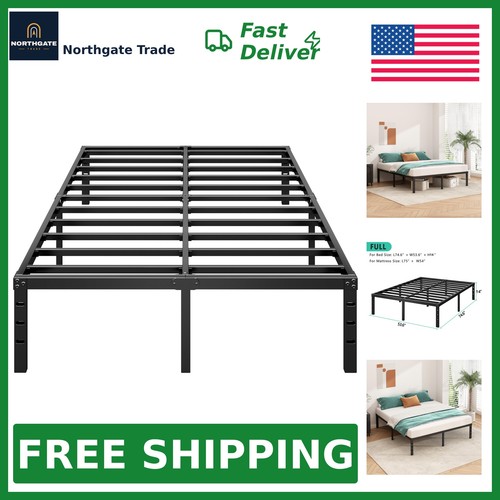 Full size metal platform bed - size,